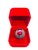 Bochic “Orient” Vintage Ruby & Blue Sapphire Ring Set In 18 K Gold & Silver For Sale - Image 12 of 12