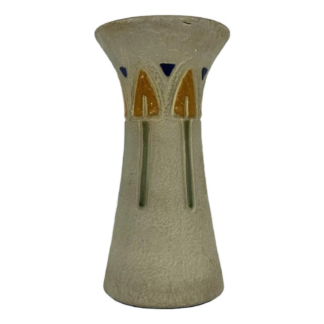 Roseville Pottery Mostique Vase, 10" Tall, c. 1915 For Sale