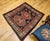 Antique Caucasian Kazak Area Rug, Hand-Knotted Wool, Geometric Medallion Pattern, 5x5 For Sale In Chicago - Image 6 of 18
