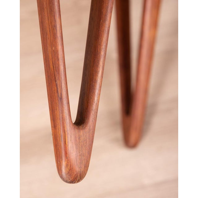 Brown Coffee Table by Tove & Edvard Kindt-Larsen, 1950s For Sale - Image 8 of 11