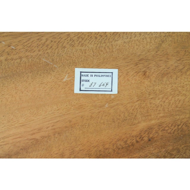 Mid Century Sculptural Teak Wood Bowl For Sale In Milwaukee - Image 6 of 6