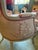 Pair of Mid 20th Century French Bergere Chairs For Sale In Monterey, CA - Image 6 of 8