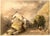 An original mid-19th-century watercolour painting, Thomas Miles Richardson Jnr, Alpine Road.This beautiful small Alpine...