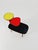 Small German plant stand, colorful vintage mid-century minimalist indoor flower table, 1960s. Its extraordinary design is...