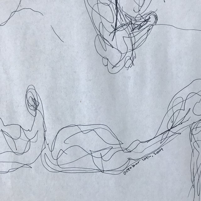 Backside Figurative Drawing