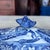 A Antique Pearlware Blue Transfer Decorated Sauce Tureen W/Lid and Tray. Circa 1820's Made in the Stoke on Trent area of...