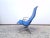 Blue Set of 124 Leather Lounge Chair and Footstool by Hermann Miller for Vitra, 1958 For Sale - Image 8 of 13