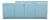 Postmodern Sky Blue Matte Laminate Credenza With Gold Accent For Sale