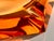 Art Deco Faceted Cut Hexagonal Amber-Colored Crystal Glass Ashtray, Bohemia, Former Czechoslovakia, 1920s For Sale - Image 10 of 13