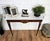 1950s Vintage Italian Wall Console Table with Marble Top, 1950s For Sale - Image 5 of 11