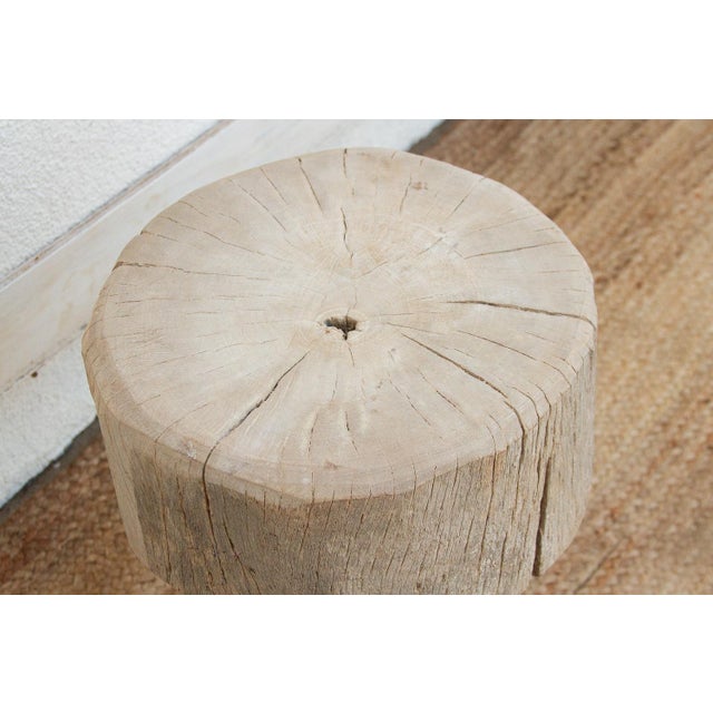 Contemporary Organic Modern Metal Strap End Table For Sale - Image 3 of 6