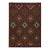 Brown Modern Soumak Handmade Multicolor Geometric Designed Wool Rug For Sale