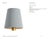 Visual Comfort Signature 4" Blue Linen Empire Shade Designer: Visual Comfort Signature Height: 4.25" Base: Shade Details:...