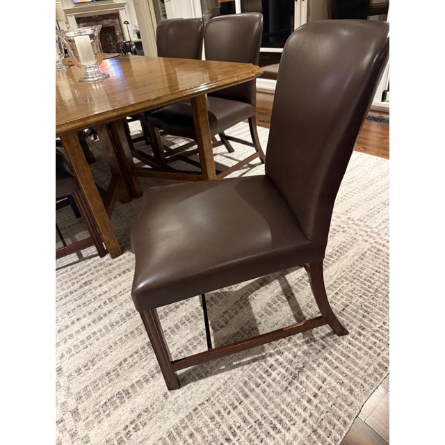Rose Tarlow 8 Rose Tarlow Melrose House Dining Side Chairs For Sale - Image 4 of 10