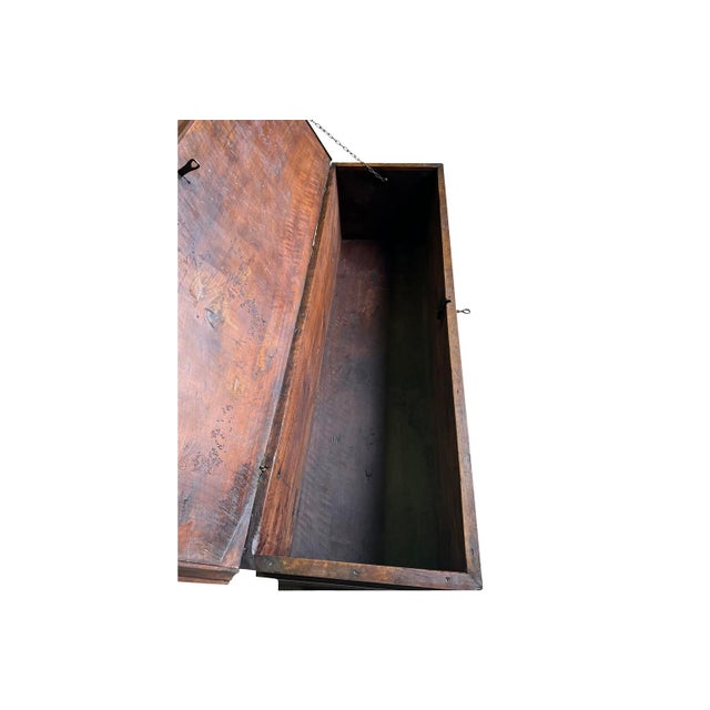 Brown Italian 18th Century Cassone - Trunk For Sale - Image 8 of 12