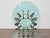 Midcentury Italian Glass Top Center Table with Sculptural Steel and Brass Base For Sale - Image 11 of 12