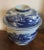 Large Chinese Export Blue & White Porcelain Storage Jar and Cover For Sale - Image 10 of 13