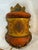 Metal 1930s Gill Glass & Fixture Company Antique Slip Shade Wall Sconces, Pair For Sale - Image 7 of 12