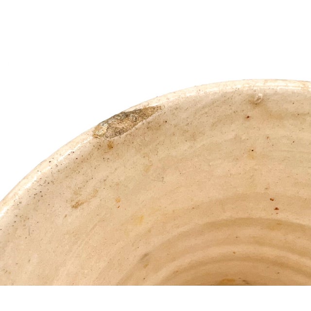 Vintage Italian Hand-Sculpted Floral Vase | Hand Painted Ceramic | Cottagecore, French Garden, Italian Pottery For Sale - Image 9 of 14