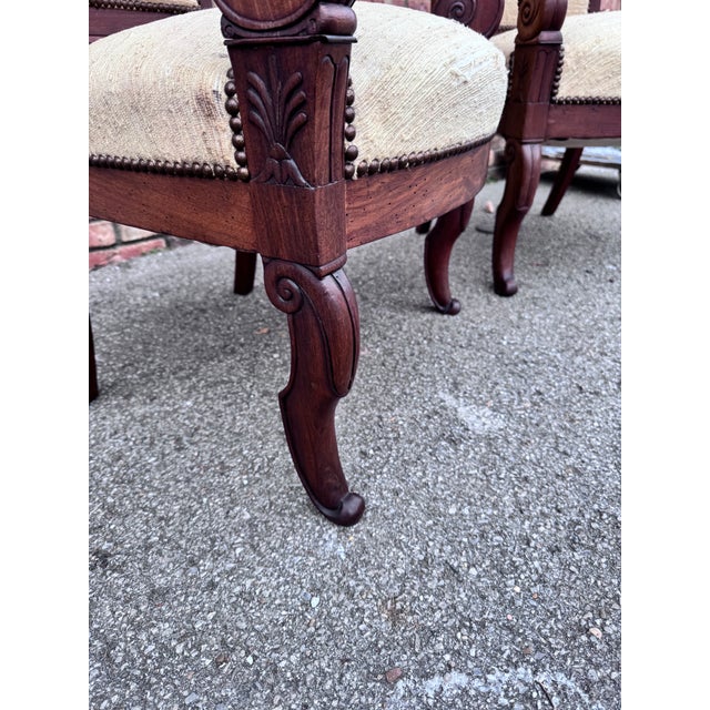 19th Century Regency Arm Chairs - Ready for Your Fabric For Sale - Image 11 of 13