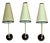 Wall Lights in the style of Jean Royere, 1950s, Set of 3 For Sale