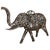 Metal Elephant Made of Welded Bicycle Chains Sculpture in Recycled Metal, 1990s For Sale - Image 7 of 7