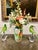 Exquisite, Vibrant and Timeless Limoges Vase approx 11.5 inch tall with addition of artfully curated, beautifully arranged...