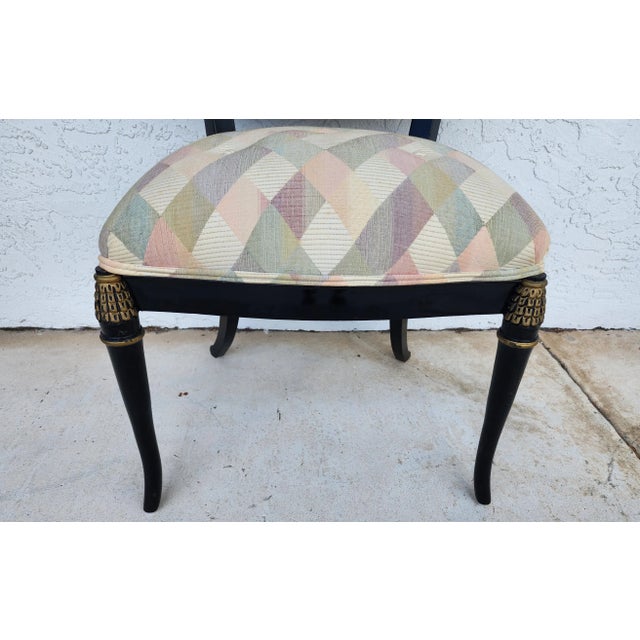 Regency Dining Accent Chairs Petite For Sale - Image 4 of 12