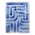 Cassandra Auker Original Painting “Beautiful Blue” Artwork Gouache on Archival Paper For Sale