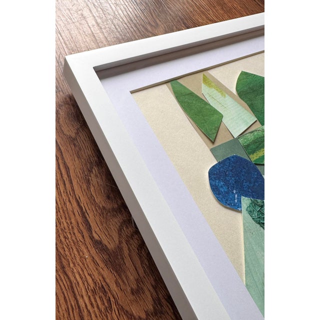 "Little Miss Sunshine" Original Framed Collage on Paper by Zac Woodiel For Sale - Image 10 of 12