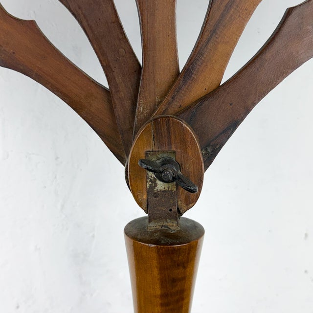 Antique Victorian Folding Photo Frame Stand in Walnut, 1890s For Sale - Image 10 of 14
