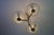 Italian Brass and Glass Chandelier, 1950s For Sale - Image 9 of 18