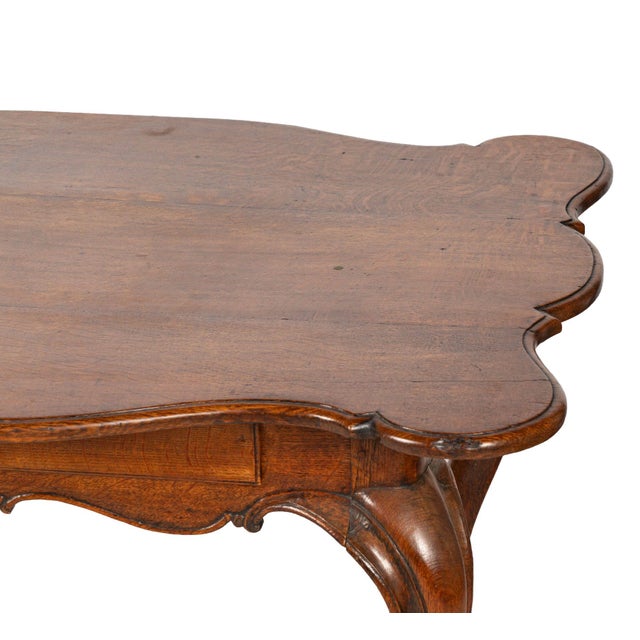 Antique French Country Rustic Writing Table Desk For Sale - Image 4 of 6