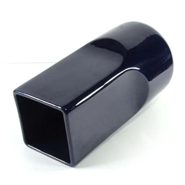 Italian Ceramic Glazed Vase by Studio O.P.I. for Gabianelli, 1970s For Sale - Image 4 of 9