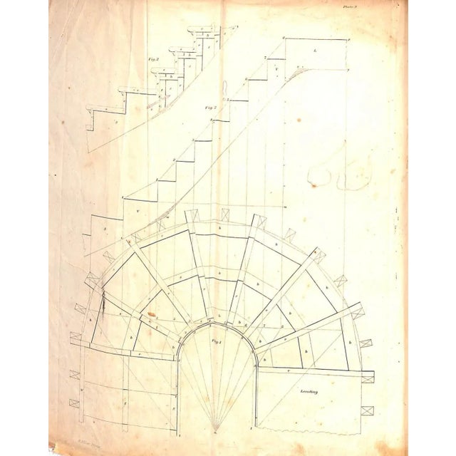 "The Modern Geometrical Stair-Builder's Guide" 1845 De Graff, Simon [Architect] For Sale - Image 9 of 13