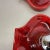Red Ceramic Fat Lava Wall Lights from Hustadt Lights, Germany, 1970s, Set of 2 For Sale - Image 10 of 18