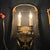 Mid 20th Century Pair of Mid 20th Century French Bronze Convex Half Lantern Wall Sconces, Ribbon & Reed For Sale - Image 5 of 9