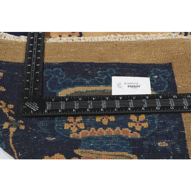 Textile Antique Chinese Peking Rug - 11'00 X 14'05 For Sale - Image 7 of 11
