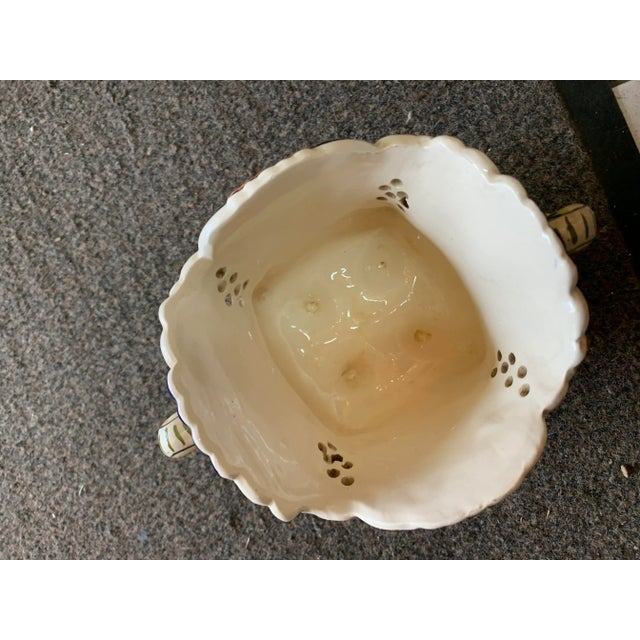 Porcelain Vide Poche from Rouen Desvres, 1920s For Sale - Image 4 of 7