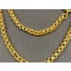 Vintage 18 Karat solid Yellow Gold 30 Gm, Link Chain, 3.6 mm Necklace, 28 " Long For Sale - Image 16 of 18
