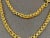 Vintage 18 Karat solid Yellow Gold 30 Gm, Link Chain, 3.6 mm Necklace, 28 " Long For Sale - Image 16 of 18