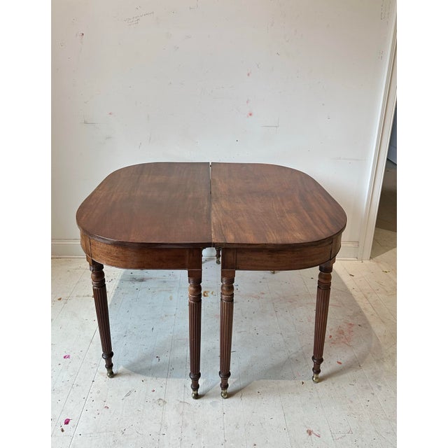 Antique Mahogany Banquet End Tables For Sale - Image 6 of 11