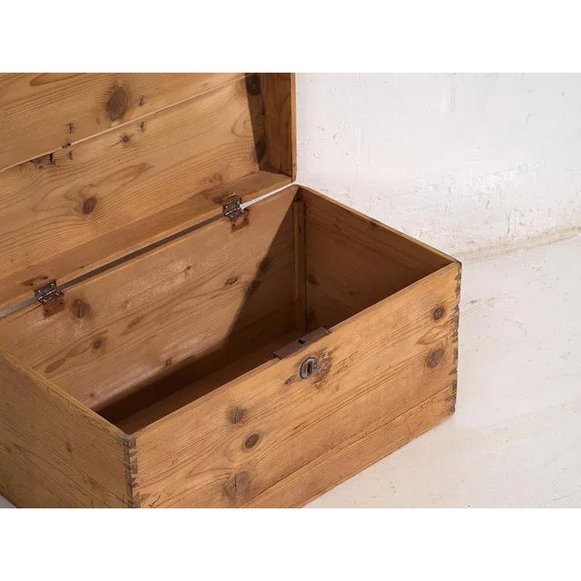 Small Antique Chest, 1920s For Sale - Image 4 of 8