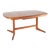 Dyrlund Style Mid Century Teak Hidden Leaf Dining Table For Sale