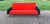 Vintage Sofa in Red and Black Fabric, 1970 For Sale - Image 11 of 12