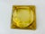 60's Midcentury Amber Ashtrays (Pair) 4.75” X 4.75” X 1.25”H , Very good condition.