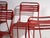 Antique red garden chairs (c.1920). Set of 4 pieces Approximate age: 150 years Material: Iron and wood Origin: France Our...
