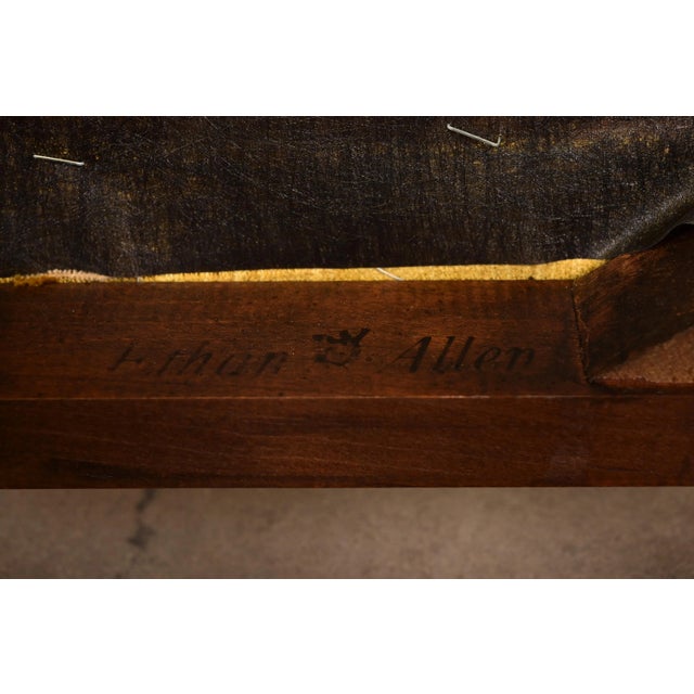 Ethan Allen Federal Mahogany Shield Back Dining Chairs, Set of Four For Sale - Image 12 of 14