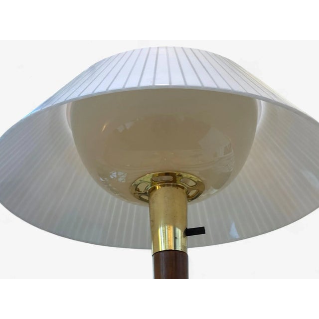 Gerald Thurston, Teak, Brass, Plastic, Table Lamp, Usa, 1960s For Sale In New York - Image 6 of 11