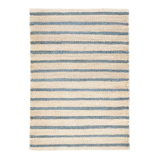 Dash & Albert by Annie Selke Moana Stripe Woven Jute Rug, 7' 6" x 9' 6" For Sale